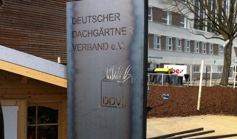 Schild, DDV, Metalldesign, Mecondo